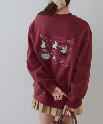 NICE CLAUP / OLIVE des OLIVE OUTLET(ナイスクラップ  / オリーブ デ オリーブ アウトレット) 【RMAF】オバケスウェットプルオーバー