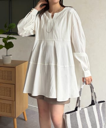 Chez toi(シェトワ) ティアードチュニック