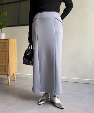 Chez toi(シェトワ) パイピングナロースカート