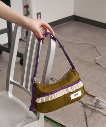 CIAOPANIC(チャオパニック) 【GRAIN/グレイン】チュールフリルワンハンドルバッグ