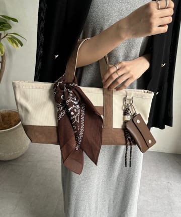 DOUDOU(ドゥドゥ) バンダナ付トートバッグ