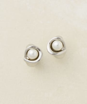 DISCOAT(ディスコート) 【GOLDY】ラップパールイヤリング