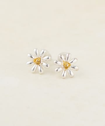 DISCOAT(ディスコート) 【GOLDY】ソリッドフラワーピアス