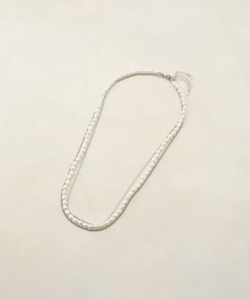 DISCOAT(ディスコート) 【GOLDY】チェーンパール3SETネックレス