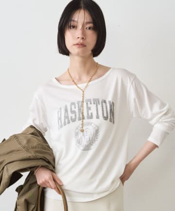 LOUNGEDRESS(ラウンジドレス) シアーカレッジロンT