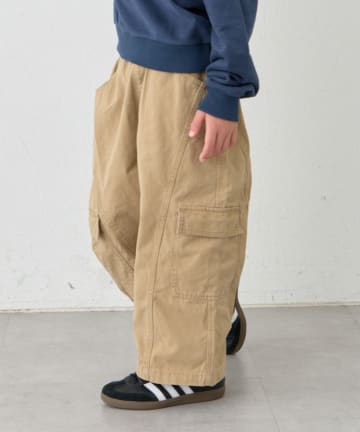 CIAOPANIC TYPY(チャオパニックティピー) 【KIDS】《ユニセックス》カーゴカーブパンツ(ジュニアサイズあり)