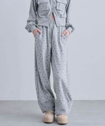 NICE CLAUP / OLIVE des OLIVE OUTLET(ナイスクラップ  / オリーブ デ オリーブ アウトレット) 【OLIVE des OLIVE】ファー付きスウェットパンツ