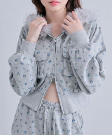 NICE CLAUP / OLIVE des OLIVE OUTLET(ナイスクラップ  / オリーブ デ オリーブ アウトレット) 【OLIVE des OLIVE】ZIPパーカー