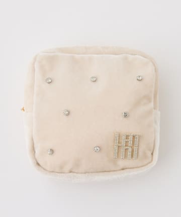 one after another NICE CLAUP(ワンアフターアナザー ナイスクラップ) 【Latini】ロゴスクエアポーチ