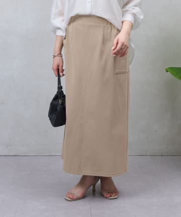 Jena　espace merveilleux(ジェナ　エスパスメルヴェイユ) 【WEB限定/伸縮性抜群◎】ストレッチナロースカート