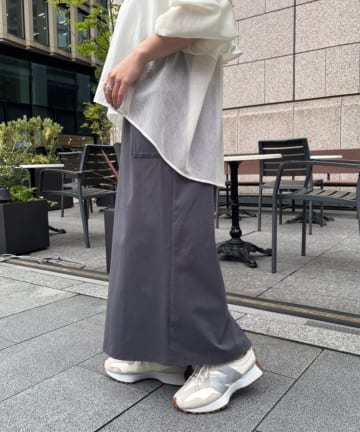 Jena　espace merveilleux(ジェナ　エスパスメルヴェイユ) 【WEB限定/伸縮性抜群◎】ストレッチナロースカート