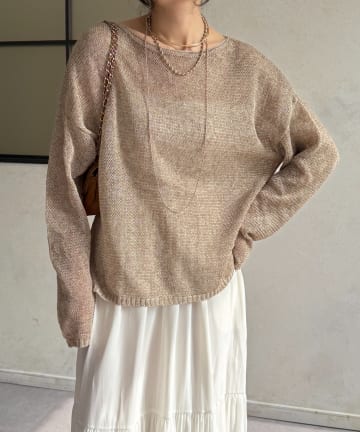 DOUDOU(ドゥドゥ) メランジプルオーバー