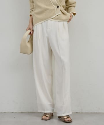 GALLARDAGALANTE(ガリャルダガランテ) 【ガランテの定番】ライトジャージーワイドパンツ