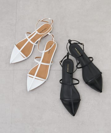 SHENERY(シーナリー) ポインテッドサンダル