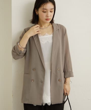 Omekashi(オメカシ) シアーメッシュジャケット