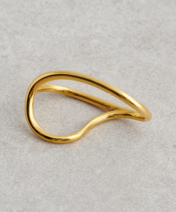 SHENERY(シーナリー) カーブラインダブルリング