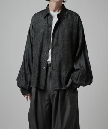 Lui's(ルイス) 【Neucon】バルーンスリーブワッシャーシャツ