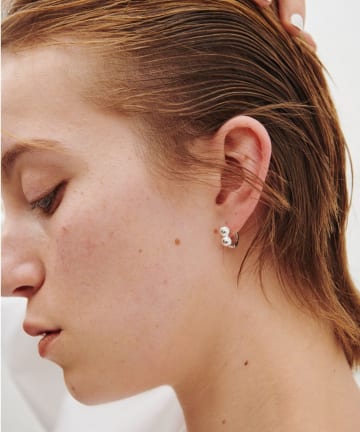 COLLAGE GALLARDAGALANTE(コラージュ ガリャルダガランテ) 【Sivelle./シヴェル】Silver925 ボールフープピアス