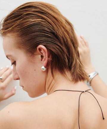 COLLAGE GALLARDAGALANTE(コラージュ ガリャルダガランテ) 【Sivelle./シヴェル】Silver925 セミサークルピアス