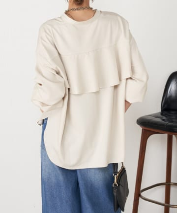 Jena　espace merveilleux(ジェナ　エスパスメルヴェイユ) バックラッフルシャツ