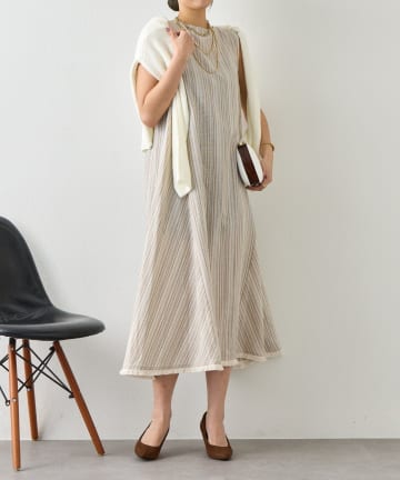 Jena　espace merveilleux(ジェナ　エスパスメルヴェイユ) 2WAYリネンリボンOP