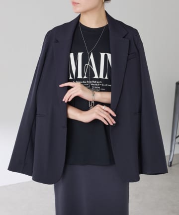 COLLAGE GALLARDAGALANTE(コラージュ ガリャルダガランテ) 【軽量◎ストレッチ◎】ストレッチシャークスキンジャケット