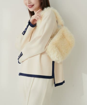 NICE CLAUP / OLIVE des OLIVE OUTLET(ナイスクラップ  / オリーブ デ オリーブ アウトレット) 【EVERY.VERY niceclaup】ファーミニバッグ