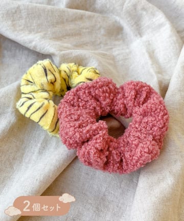 3COINS(スリーコインズ) 節分モチーフシュシュ2個セット／節分