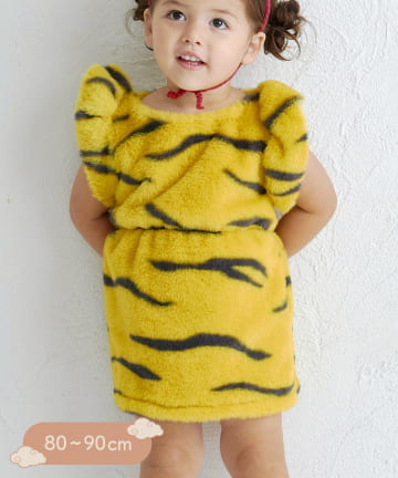 3COINS(スリーコインズ) 鬼のワンピース：80～90cm／節分