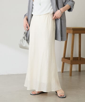 COLLAGE GALLARDAGALANTE(コラージュ ガリャルダガランテ) 【上品見え】シアージャガードフレアスカート