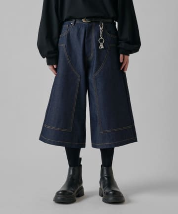 Lui's(ルイス) 【Neucon】ダブルニーワイドデニムジョーツ