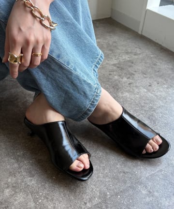 DOUDOU(ドゥドゥ) 【WEB限定】ミュールサンダル