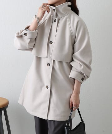 COLONY 2139(コロニー トゥーワンスリーナイン) 2WAYカラーミドルコート