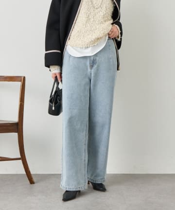 Jena　espace merveilleux(ジェナ　エスパスメルヴェイユ) ソフトバギーデニムパンツ