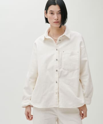 LARUTA(ラルータ) コーデュロイオーバーシャツ