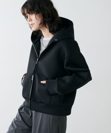 LARUTA(ラルータ) ダンボールダブルジップパーカー