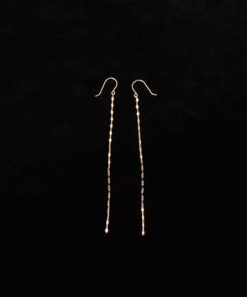 NOLLEY'S(ノーリーズ) 【grace grace/グラスグラス】10K ペタルチェーンピアス