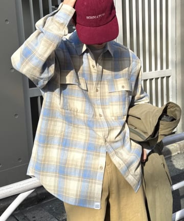 CIAOPANIC TYPY(チャオパニックティピー) パナマチェックシャツジャケット