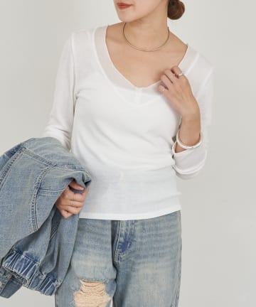 SHENERY(シーナリー) 【26SS予約】シアードッキングロンTEE