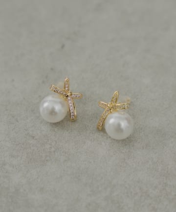 Chico(チコ) リボンパールピアス