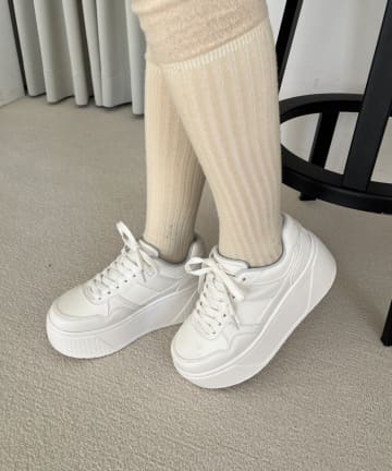 Remind me and forever(リマインドミーアンドフォーエバー) 【2026SS】-3kg見え、厚底スニーカー