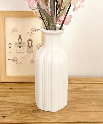 salut!(サリュ) フリルフラワーベース／ひなまつり