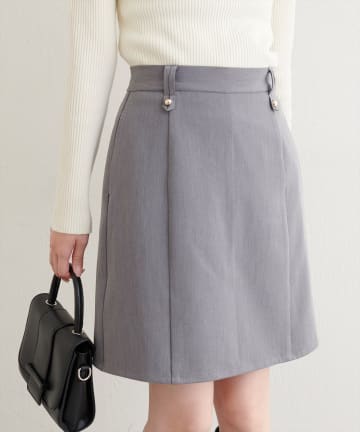 NICE CLAUP / OLIVE des OLIVE OUTLET(ナイスクラップ  / オリーブ デ オリーブ アウトレット) 【natural couture】台形キュロットスカート