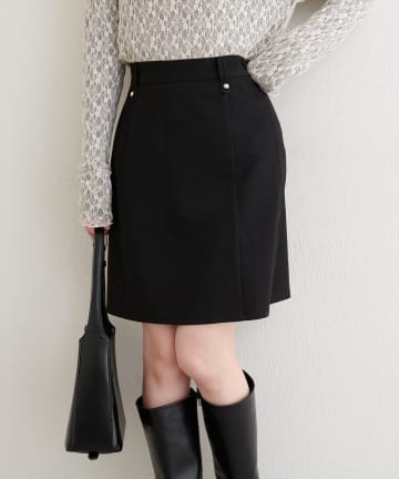 NICE CLAUP / OLIVE des OLIVE OUTLET(ナイスクラップ  / オリーブ デ オリーブ アウトレット) 【natural couture】台形キュロットスカート