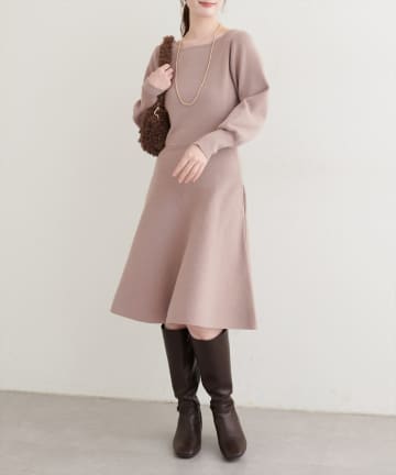 NICE CLAUP / OLIVE des OLIVE OUTLET(ナイスクラップ  / オリーブ デ オリーブ アウトレット) 【EVERY.VERY niceclaup】前後2WAYミニワンピース