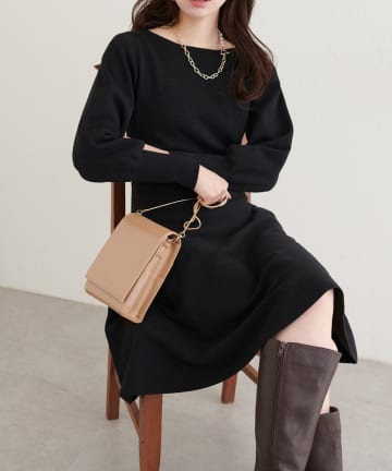 NICE CLAUP / OLIVE des OLIVE OUTLET(ナイスクラップ  / オリーブ デ オリーブ アウトレット) 【EVERY.VERY niceclaup】前後2WAYミニワンピース