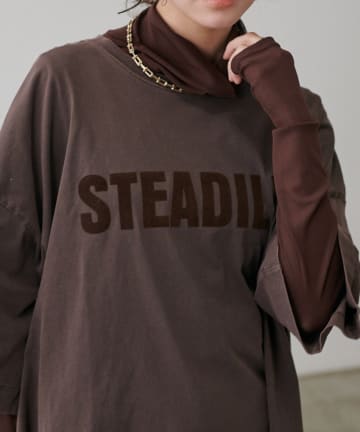 NICE CLAUP / OLIVE des OLIVE OUTLET(ナイスクラップ  / オリーブ デ オリーブ アウトレット) 【LARUTA】メッシュチュールタートルプルオーバー