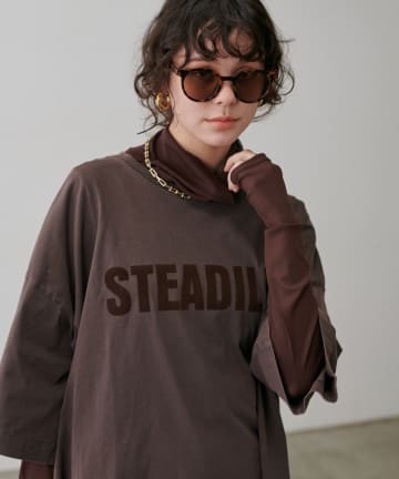 NICE CLAUP / OLIVE des OLIVE OUTLET(ナイスクラップ  / オリーブ デ オリーブ アウトレット) 【LARUTA】メッシュチュールタートルプルオーバー