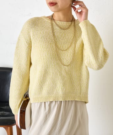 Jena　espace merveilleux(ジェナ　エスパスメルヴェイユ) メランジニット