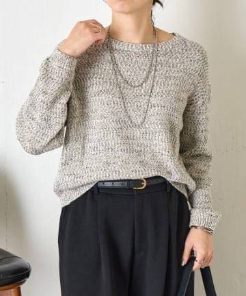 Jena　espace merveilleux(ジェナ　エスパスメルヴェイユ) メランジニット